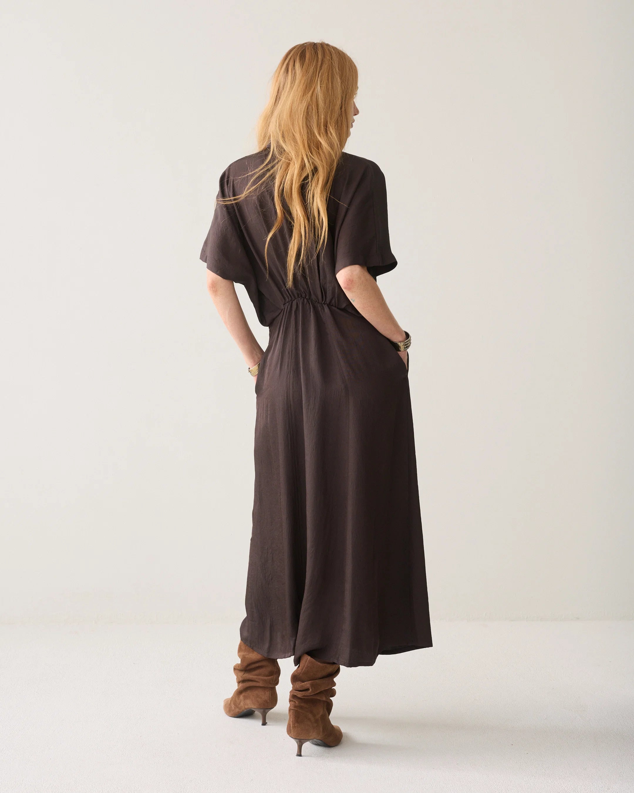 Summum Shiny button-down dress