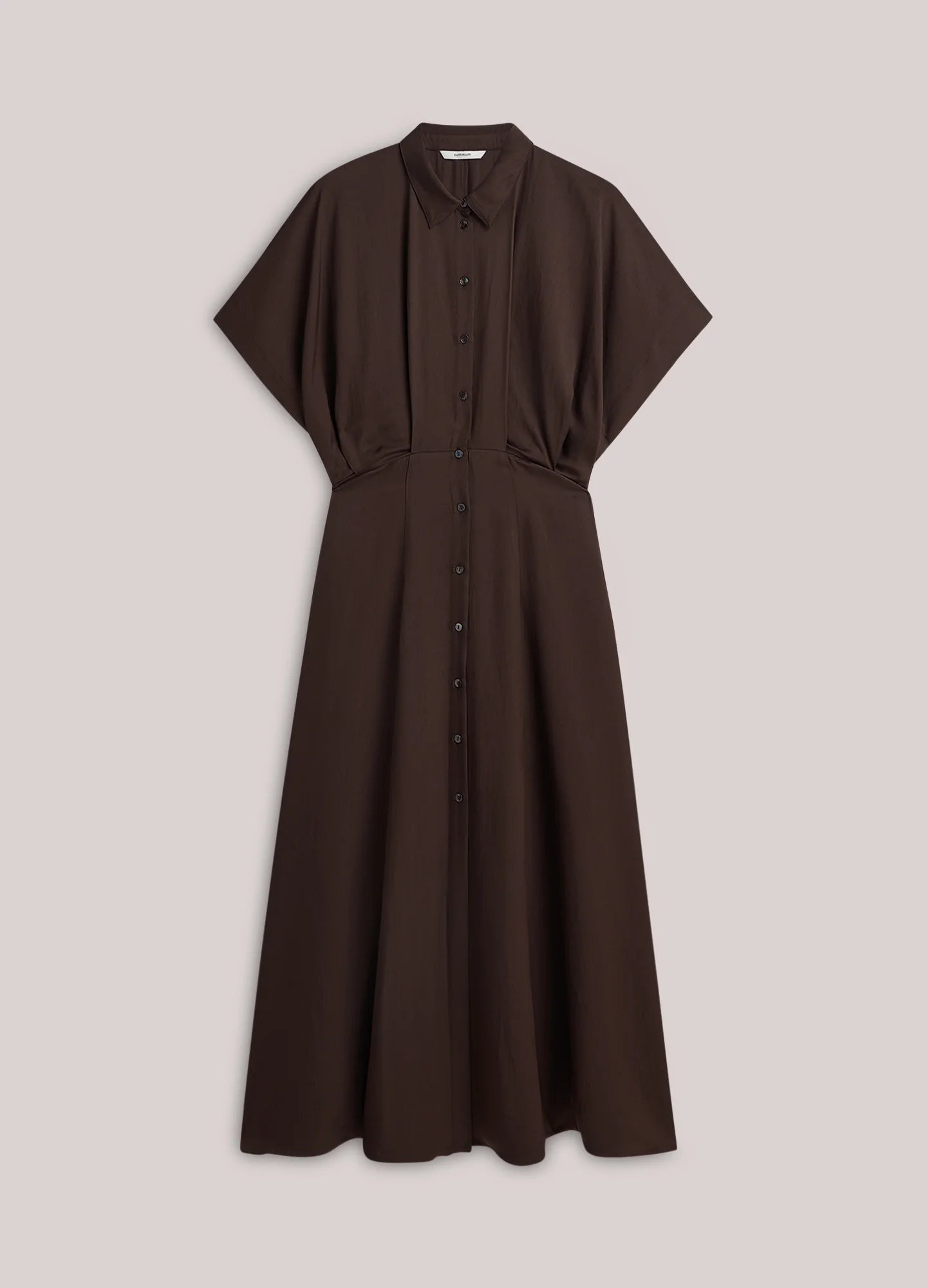 Summum Shiny button-down dress