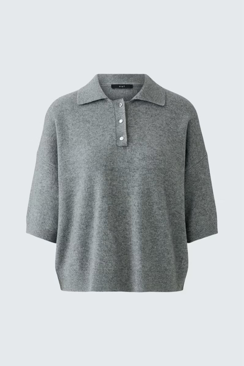 Oui pullover - steel grey