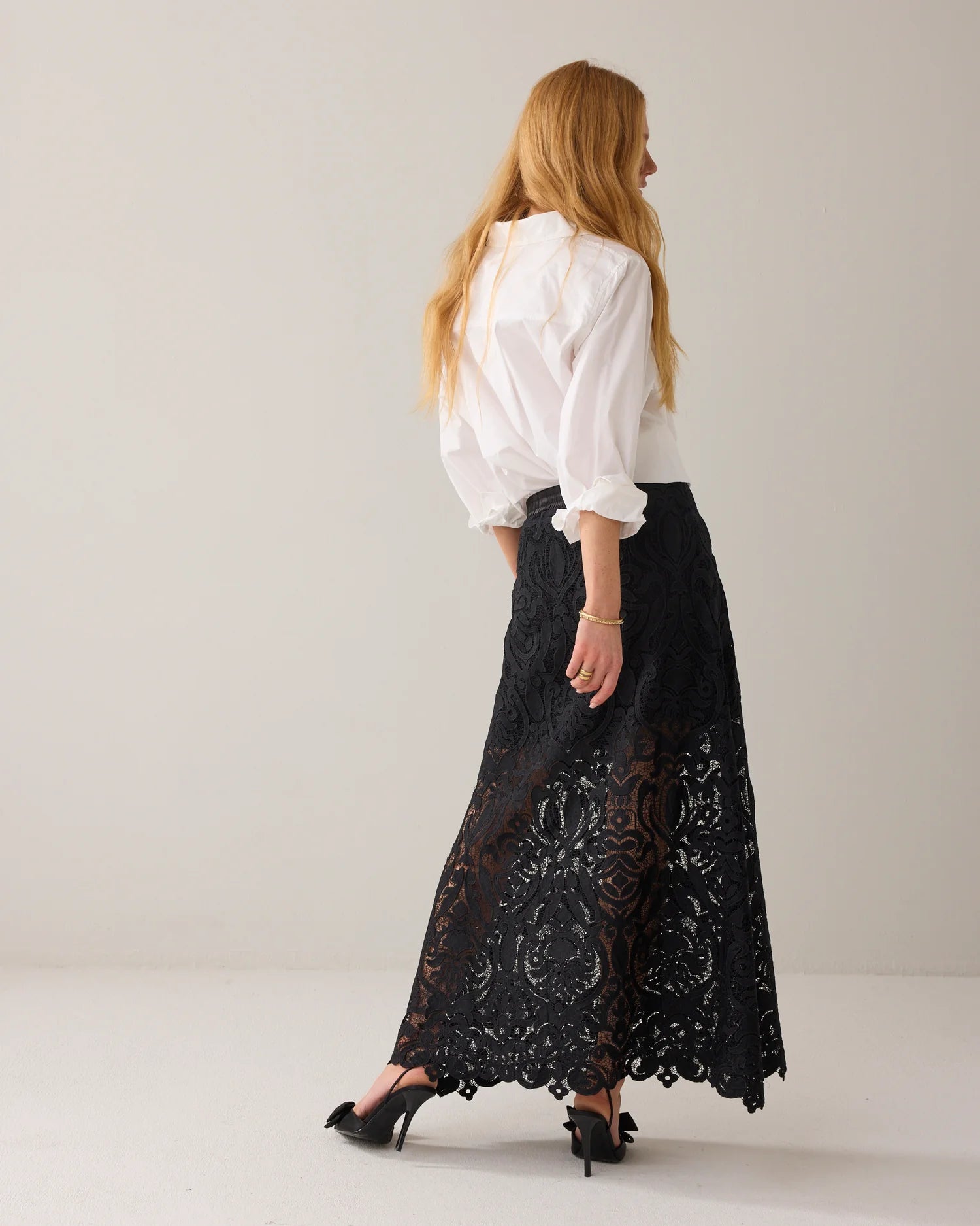 Summum Lace A-line skirt
