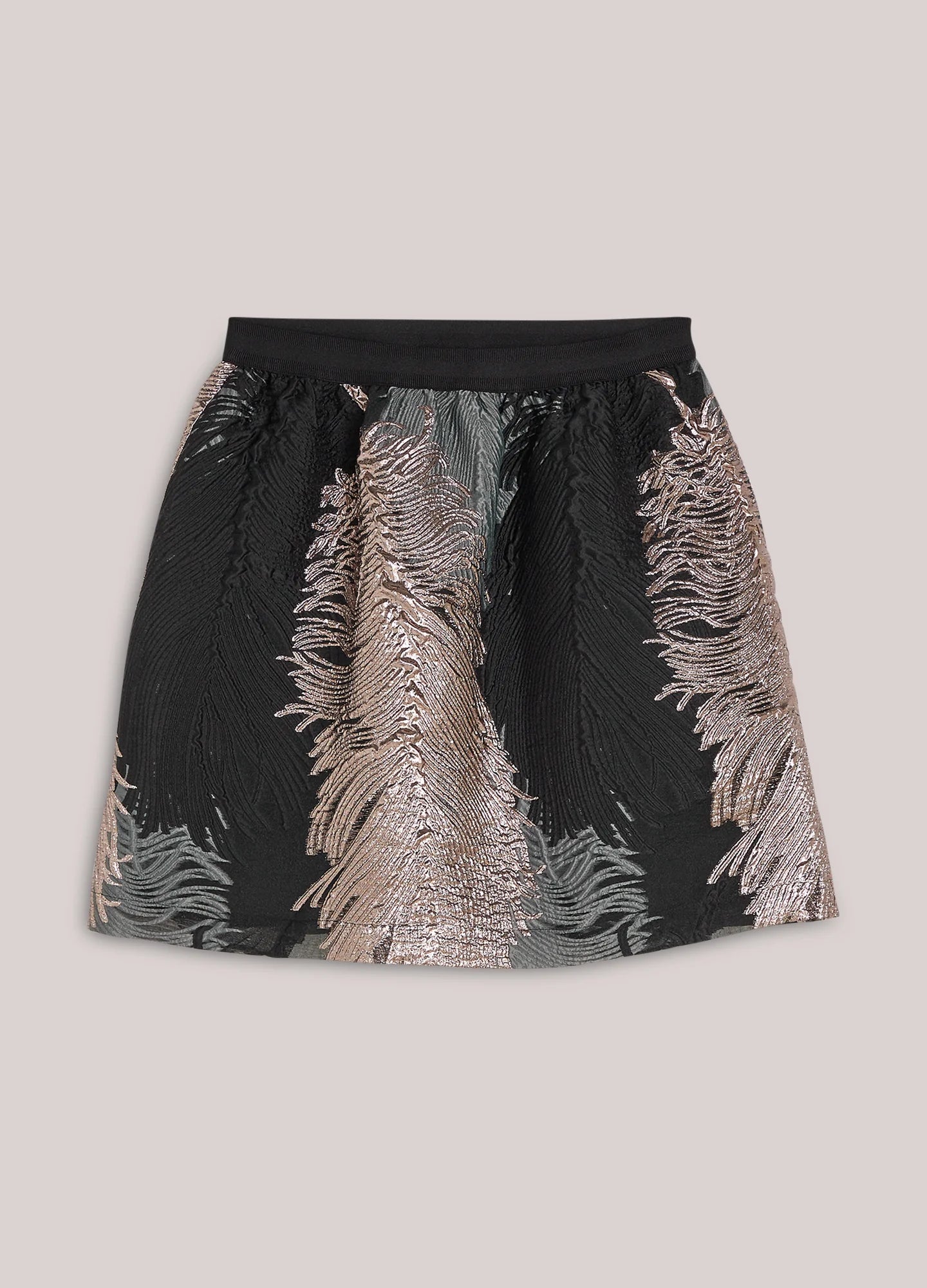 Summum Short festive skirt in jacquard fabric