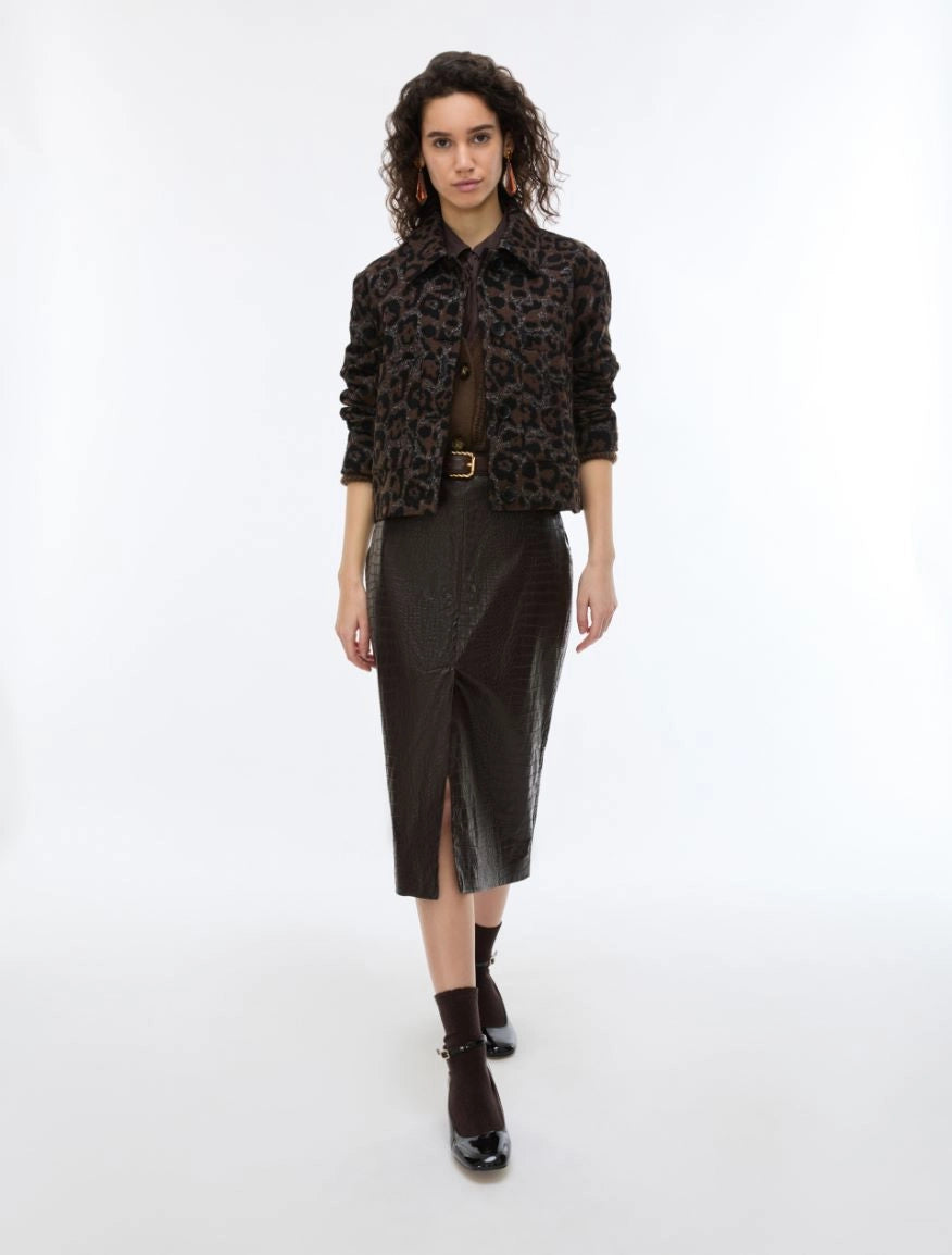 i BLUES ANIMAL-PRINT JACKET