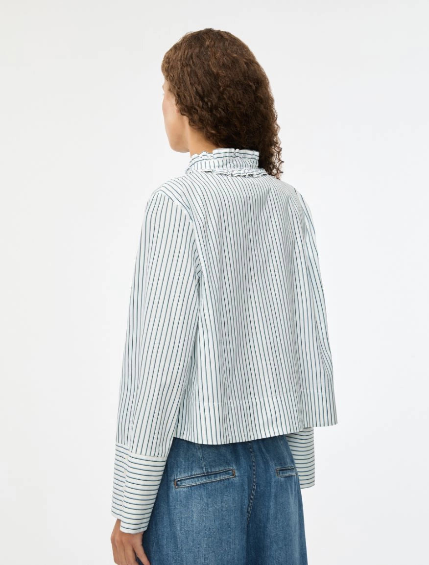 I Blues Boxy Shirt Stripe
