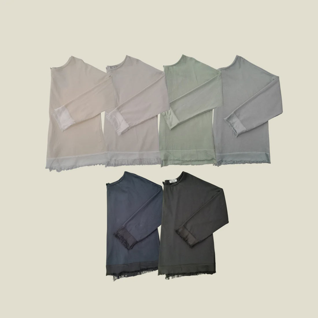 Deck Satin trim back button top