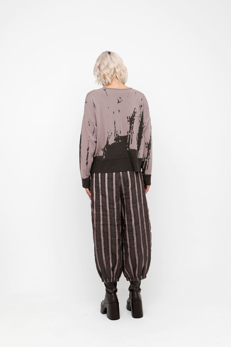 OZAI K NU STRIPED TROUSER