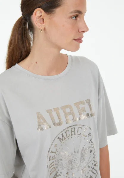 Marc Aurel T-shirt with foil print