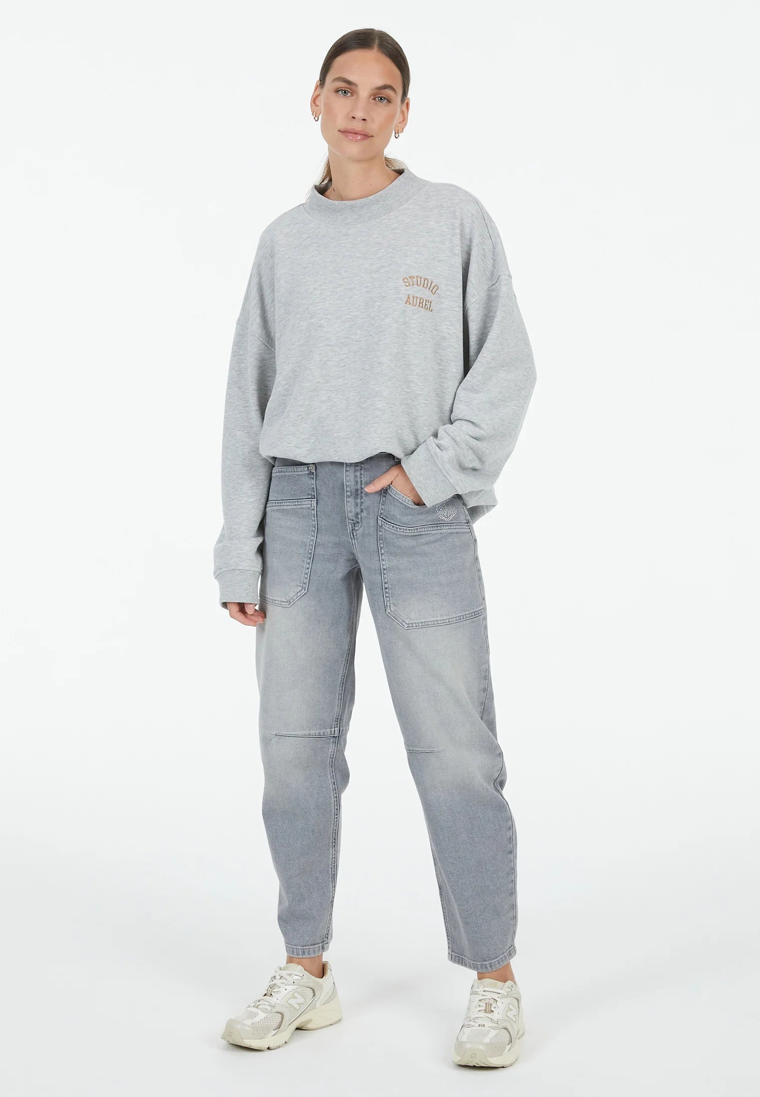 Marc Aurel Sweatshirt with embroidery