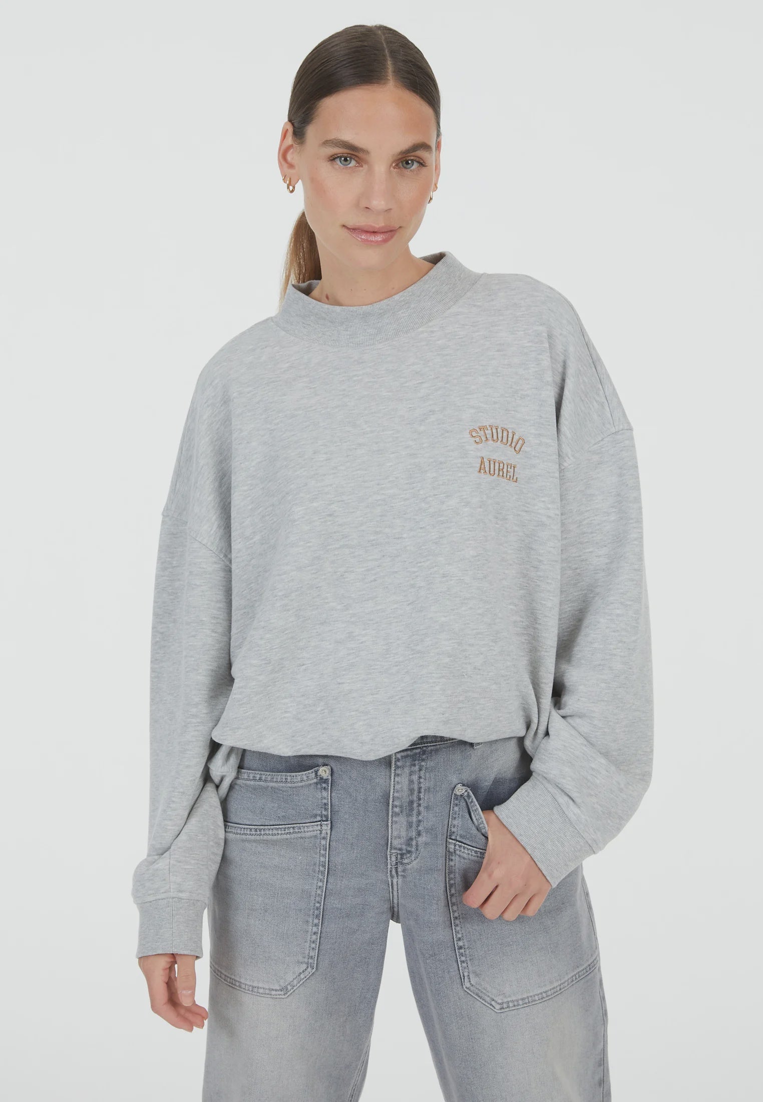 Marc Aurel Sweatshirt with embroidery