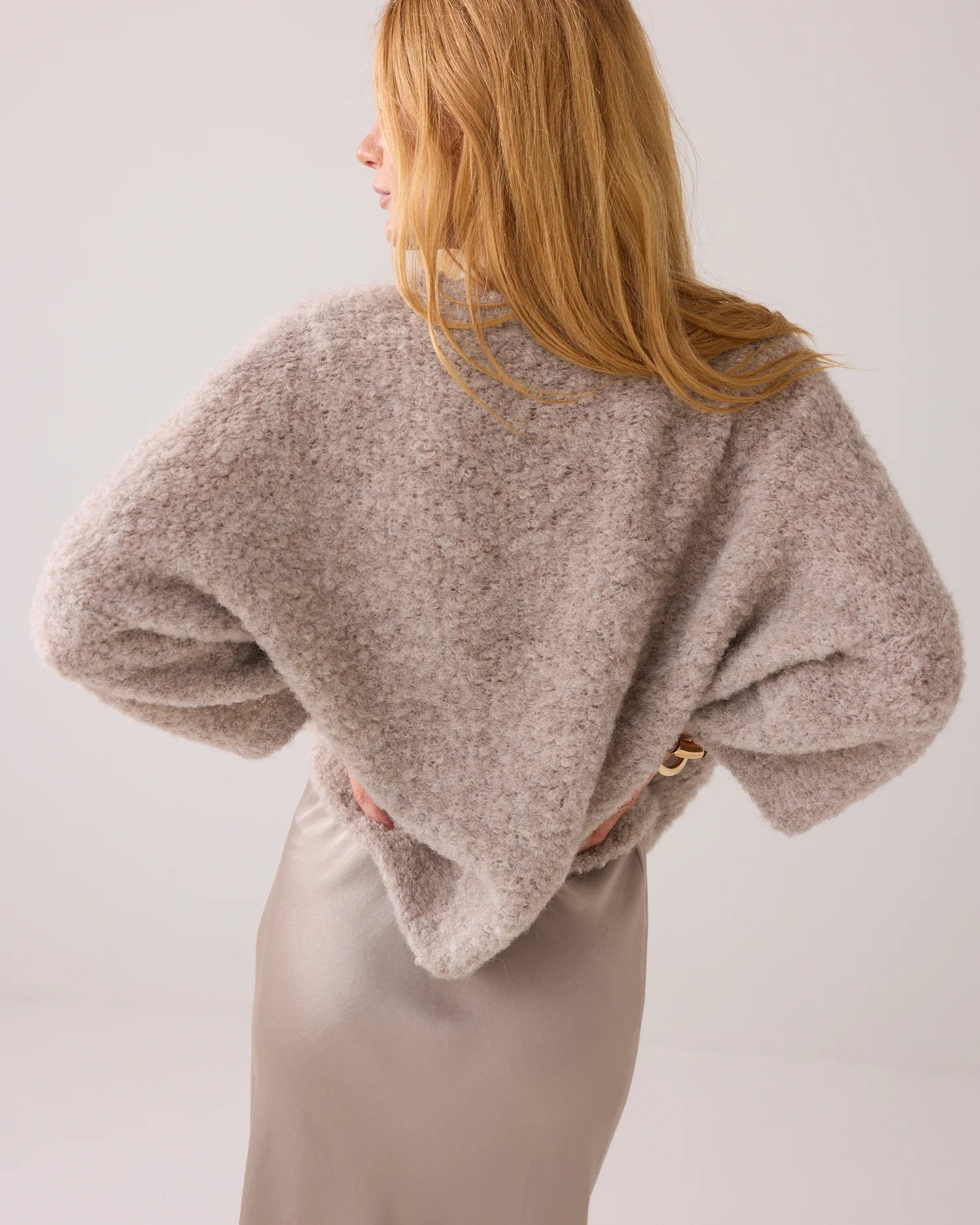 Summum Bouclé jumper in alpaca blend