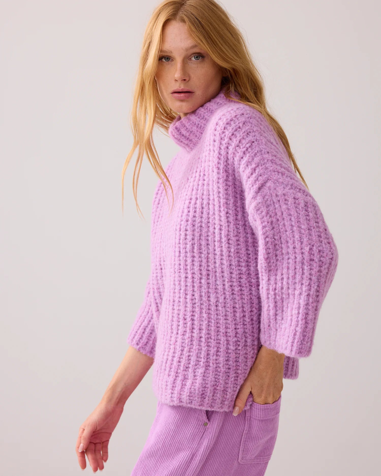 Summum Oversized jumper in Italian yarn