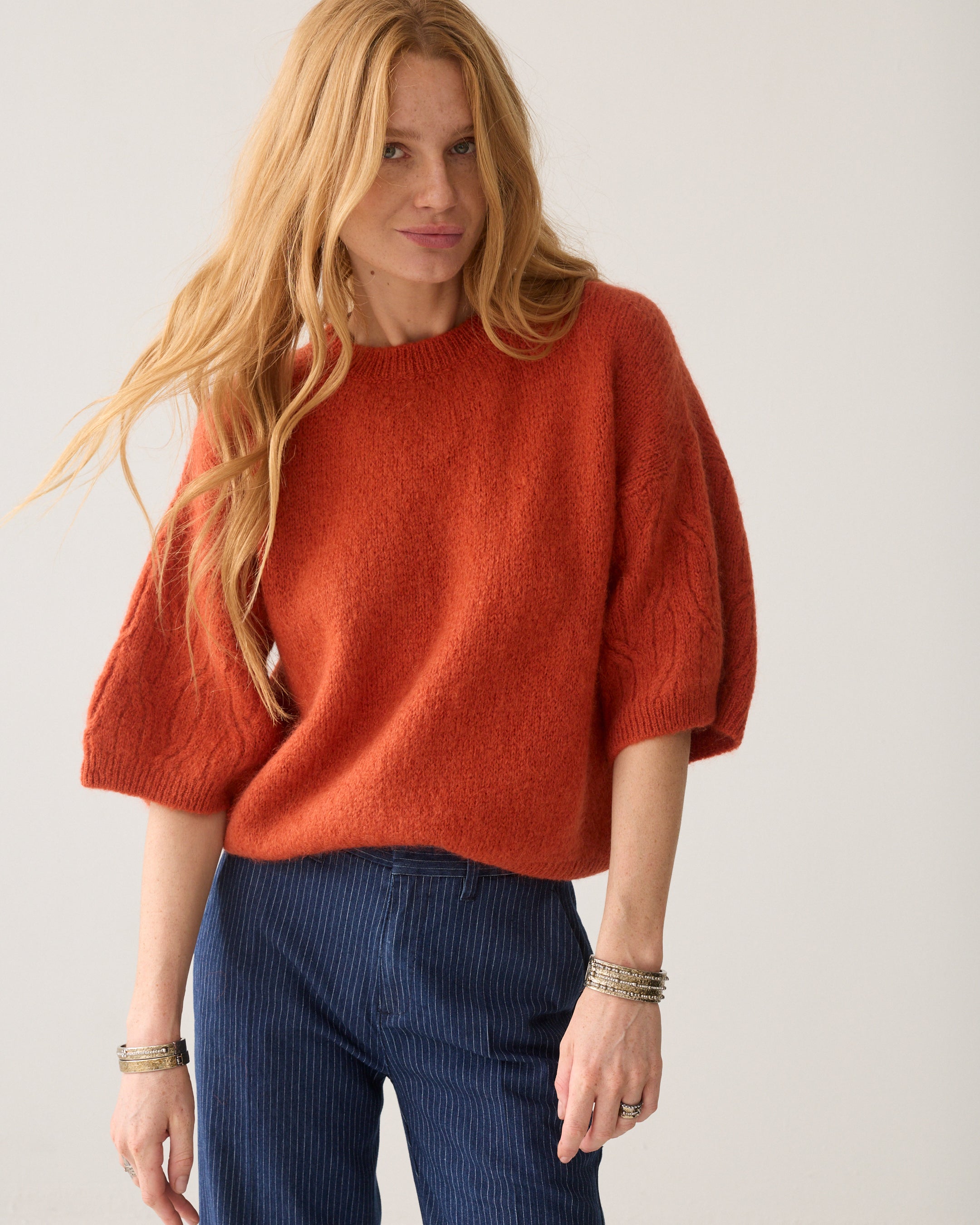 Summum Boxy jumper in an Italian mohair blend