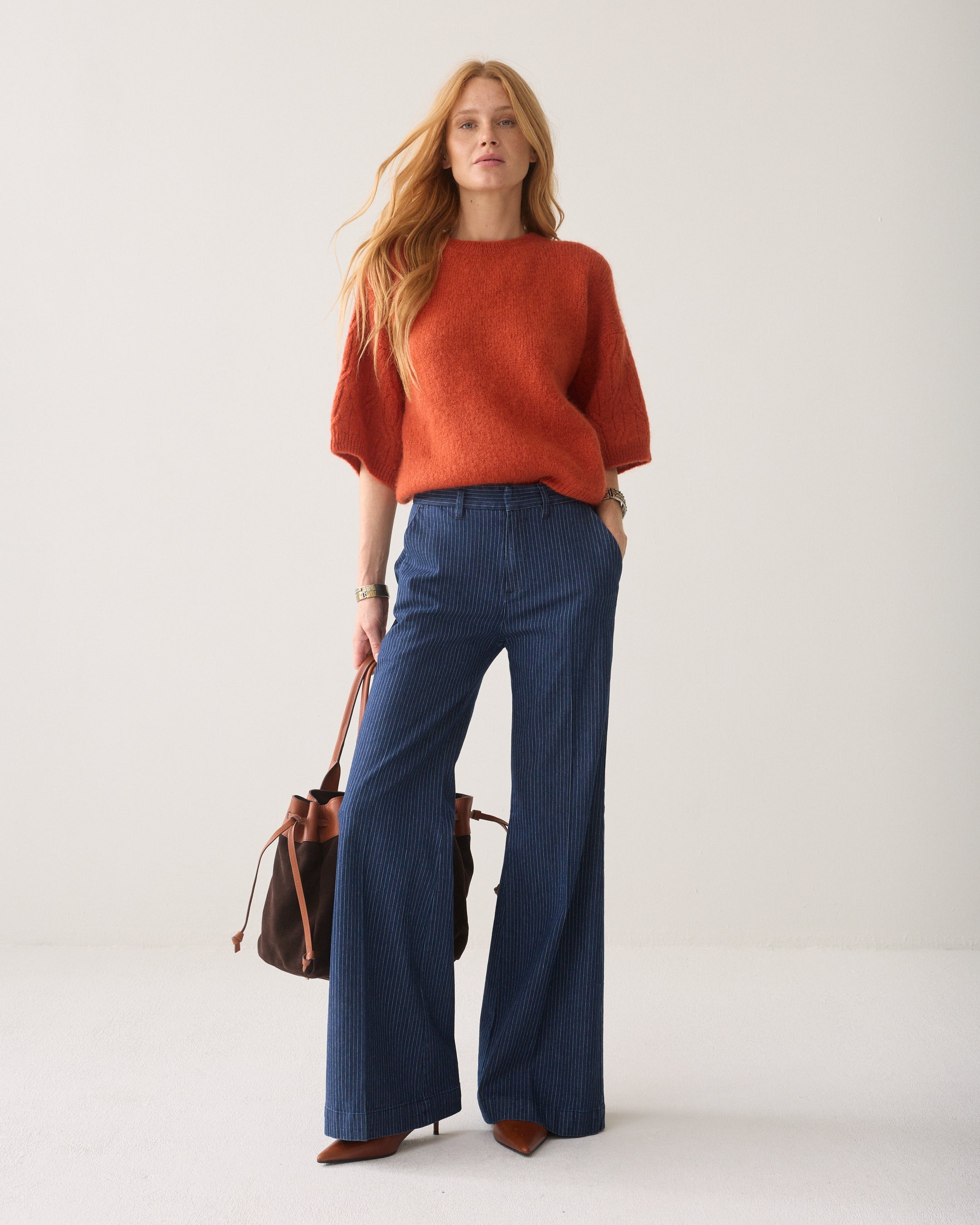 Summum Boxy jumper in an Italian mohair blend