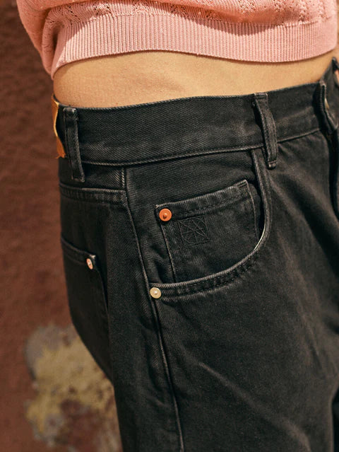 HEYANNO Trooper Black Jeans