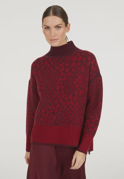 Marc Aurel Two-Tone Jacquard Sweatermarc