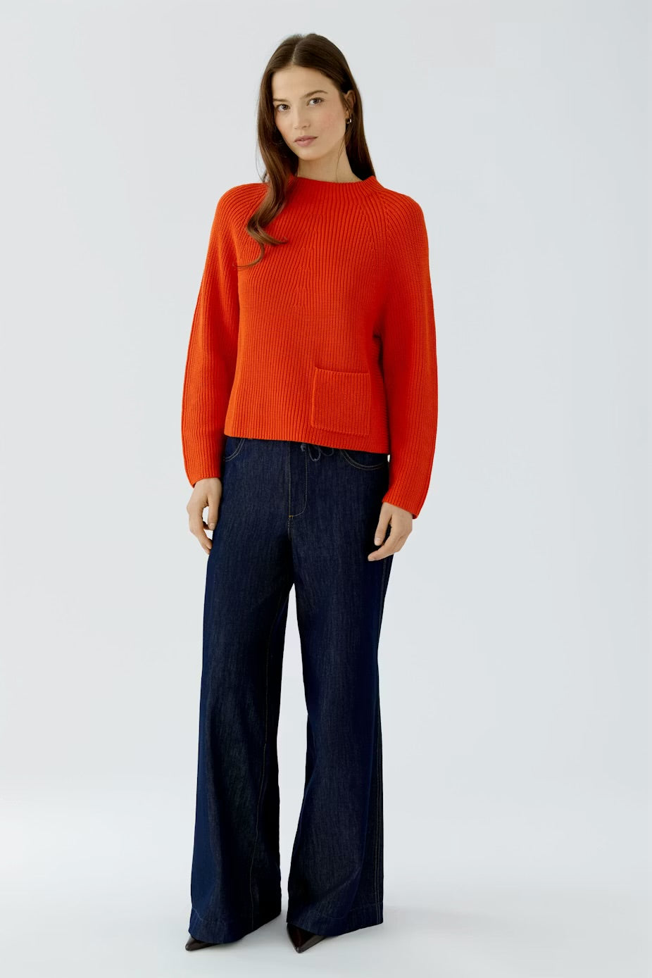 Oui RIYA pullover - orangeade