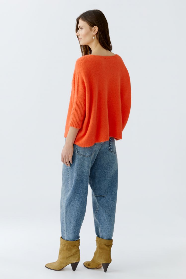 OUI pullover - blood orange