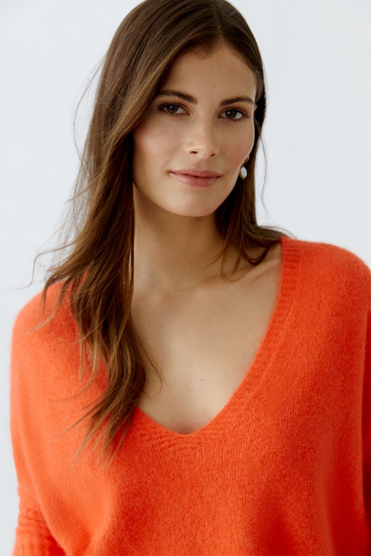 OUI pullover - blood orange