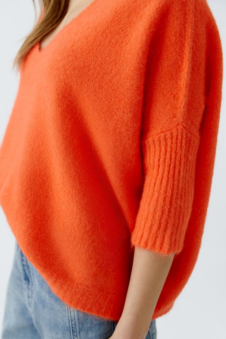 OUI pullover - blood orange