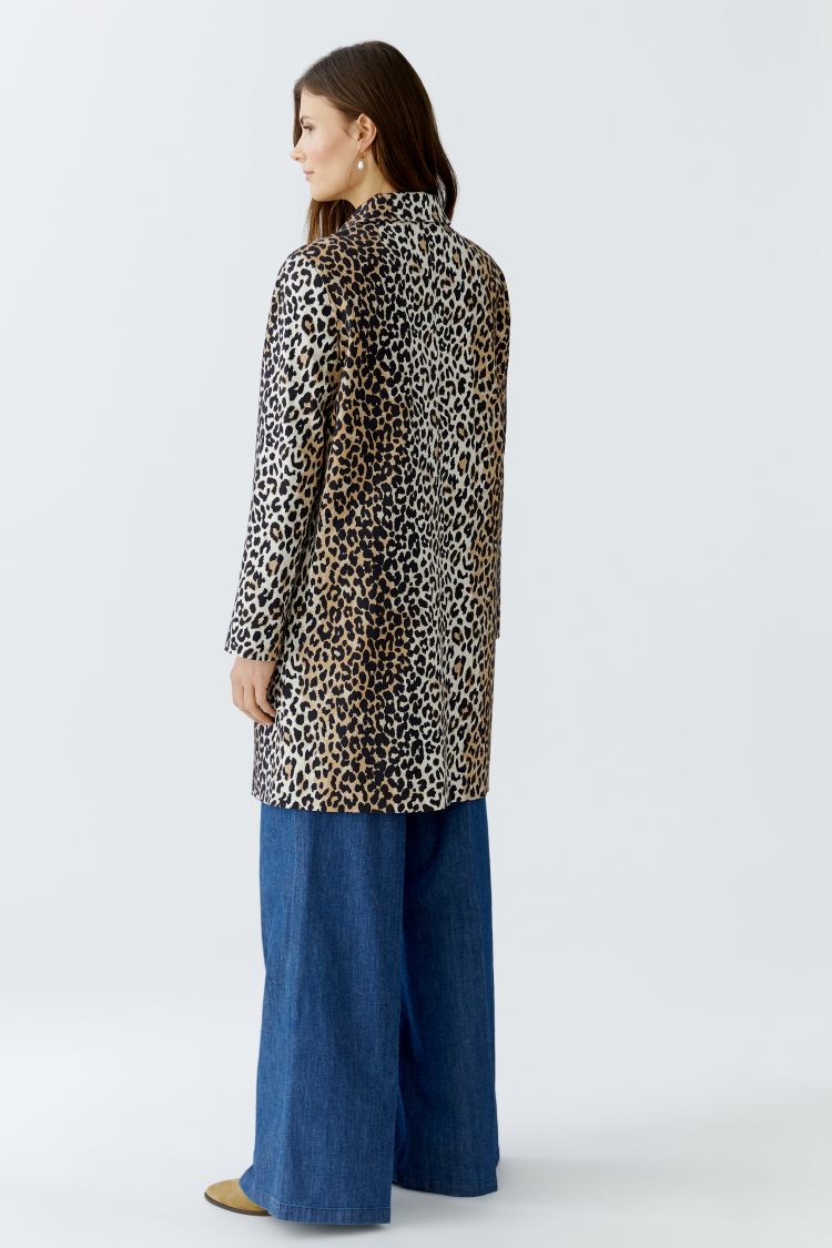 OUI Short coat - dark camel black