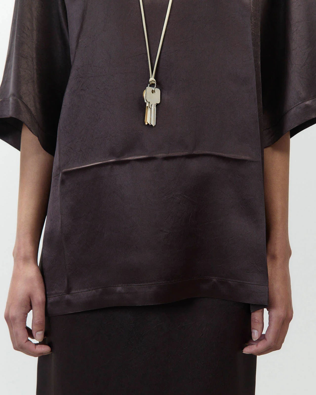 ALYSI Satin Shirt