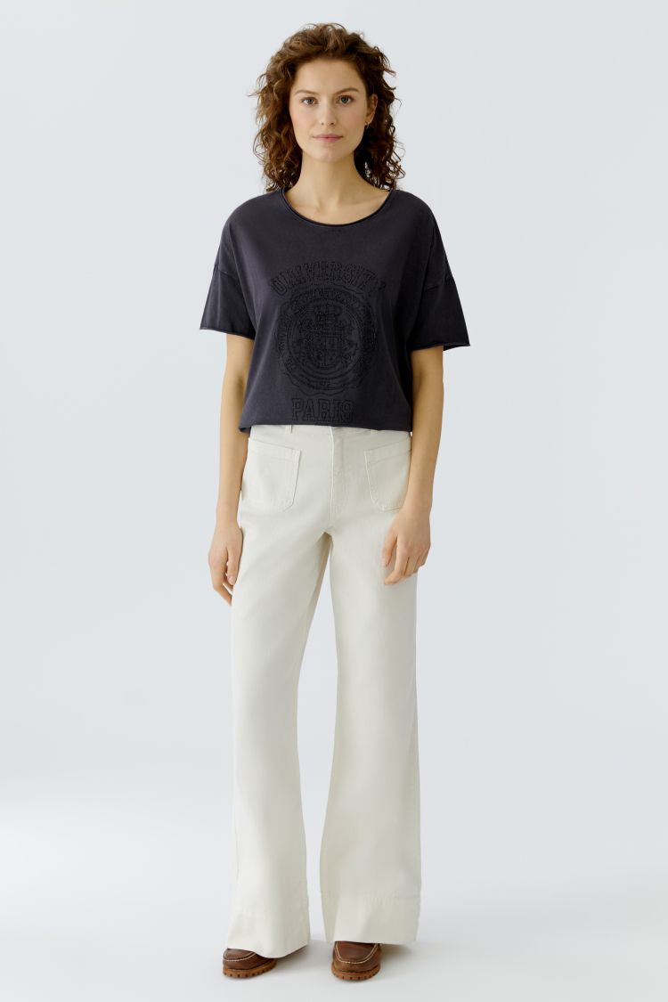 OUI T-shirt - silver