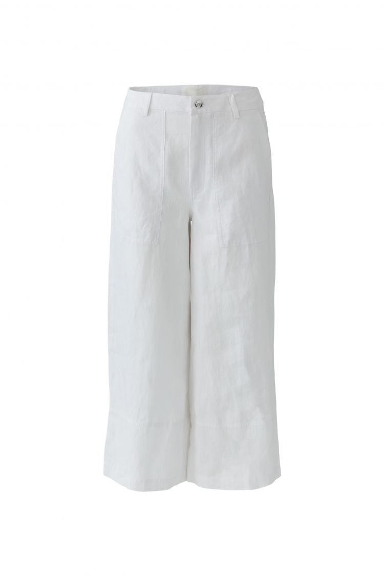 OUI Linen pants - optic white