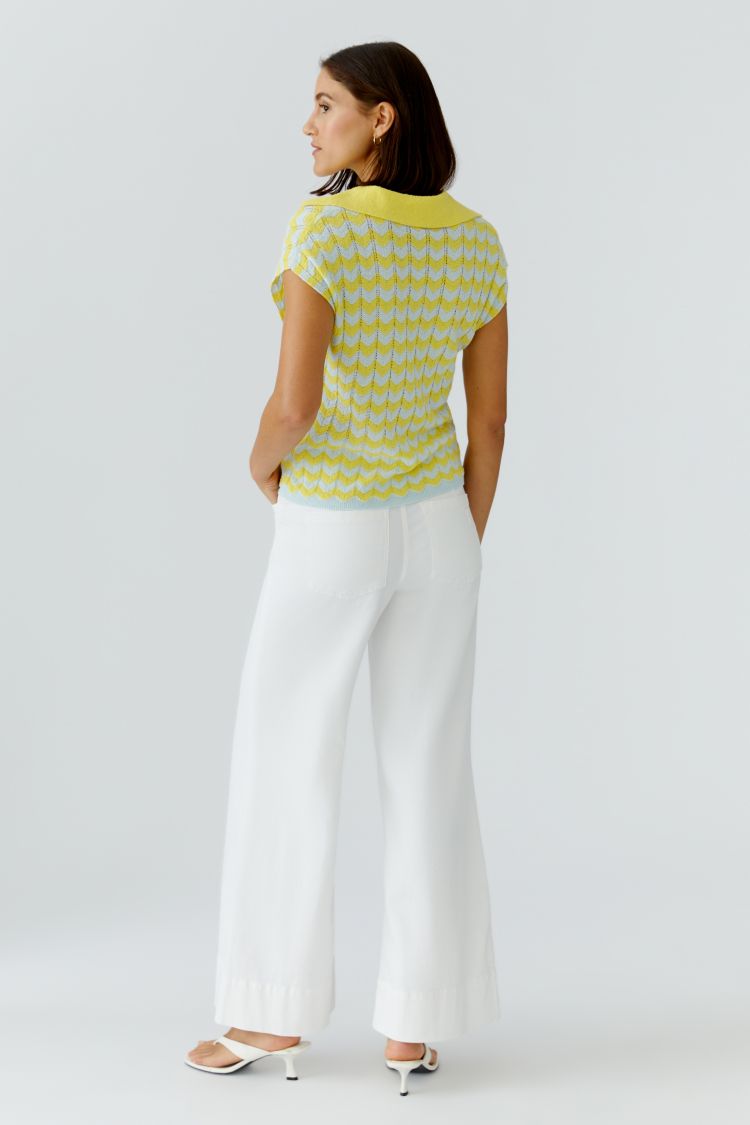 OUI pullover - yellow green