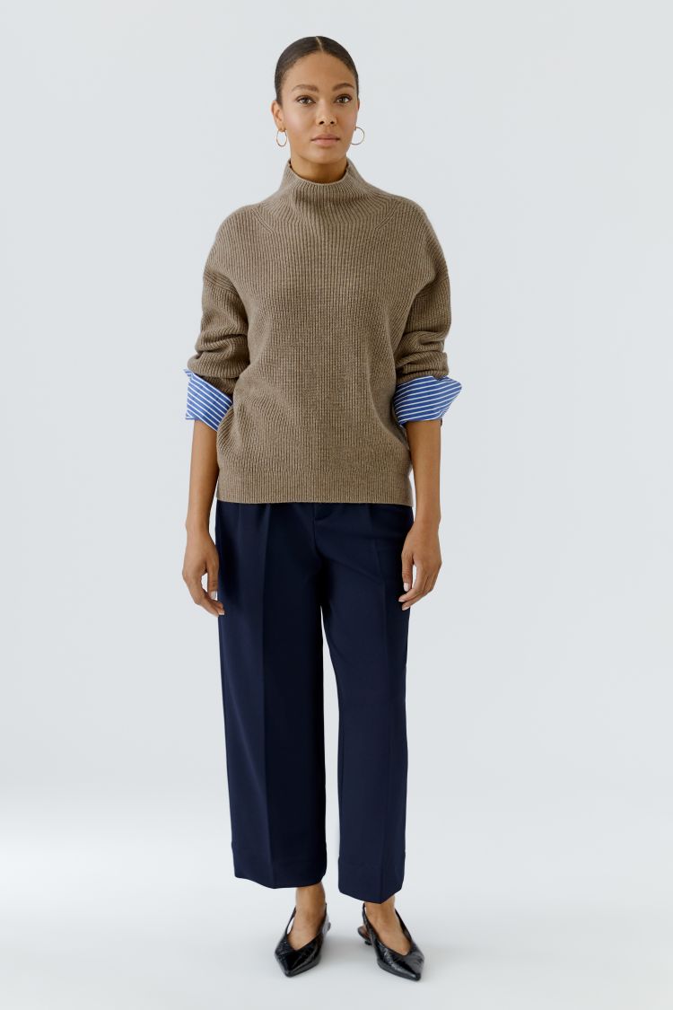 OUI pullover - Taupe Melange