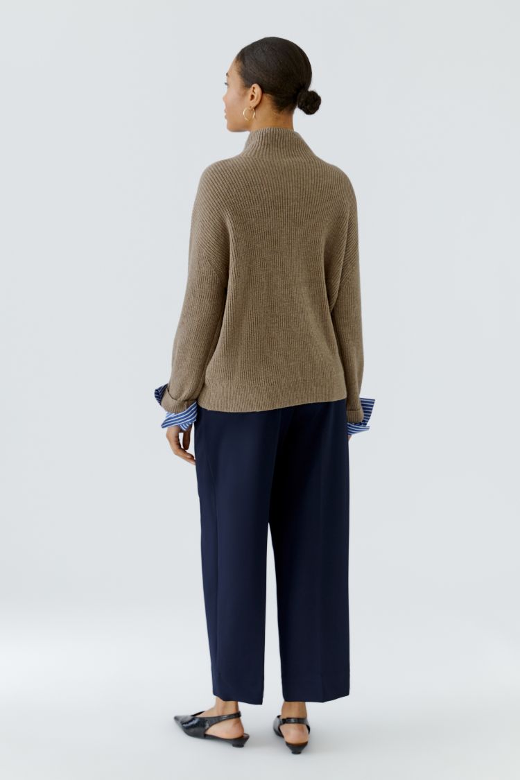 OUI pullover - Taupe Melange
