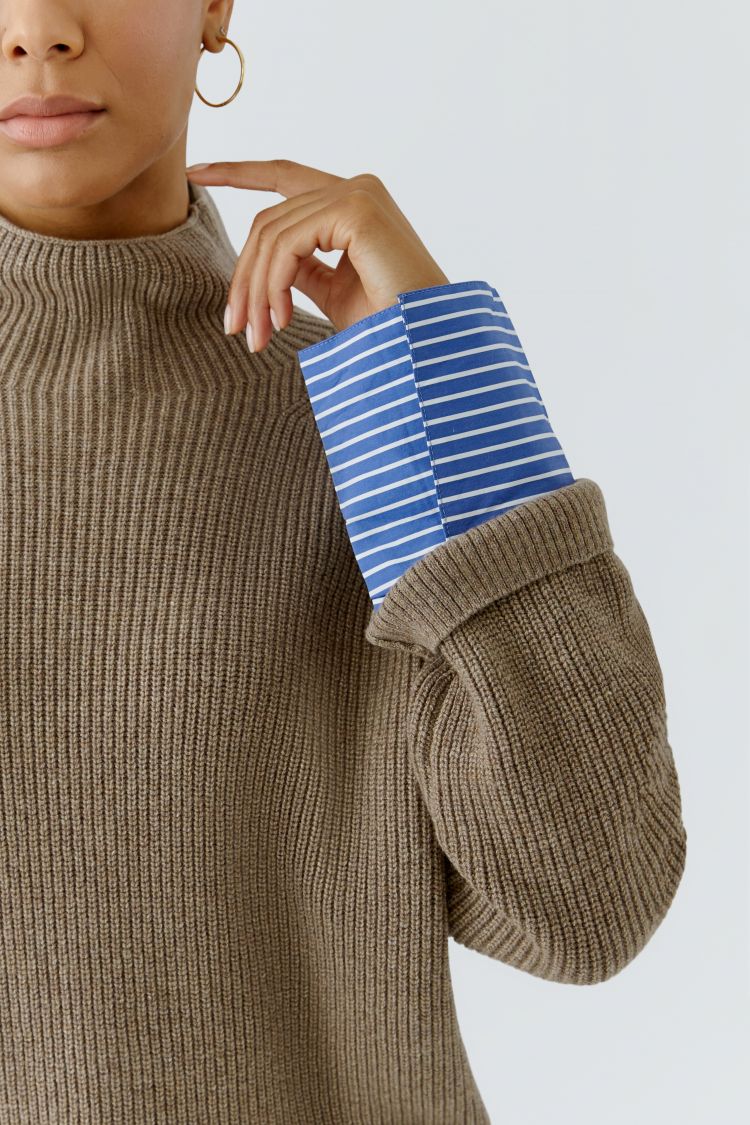 OUI pullover - Taupe Melange