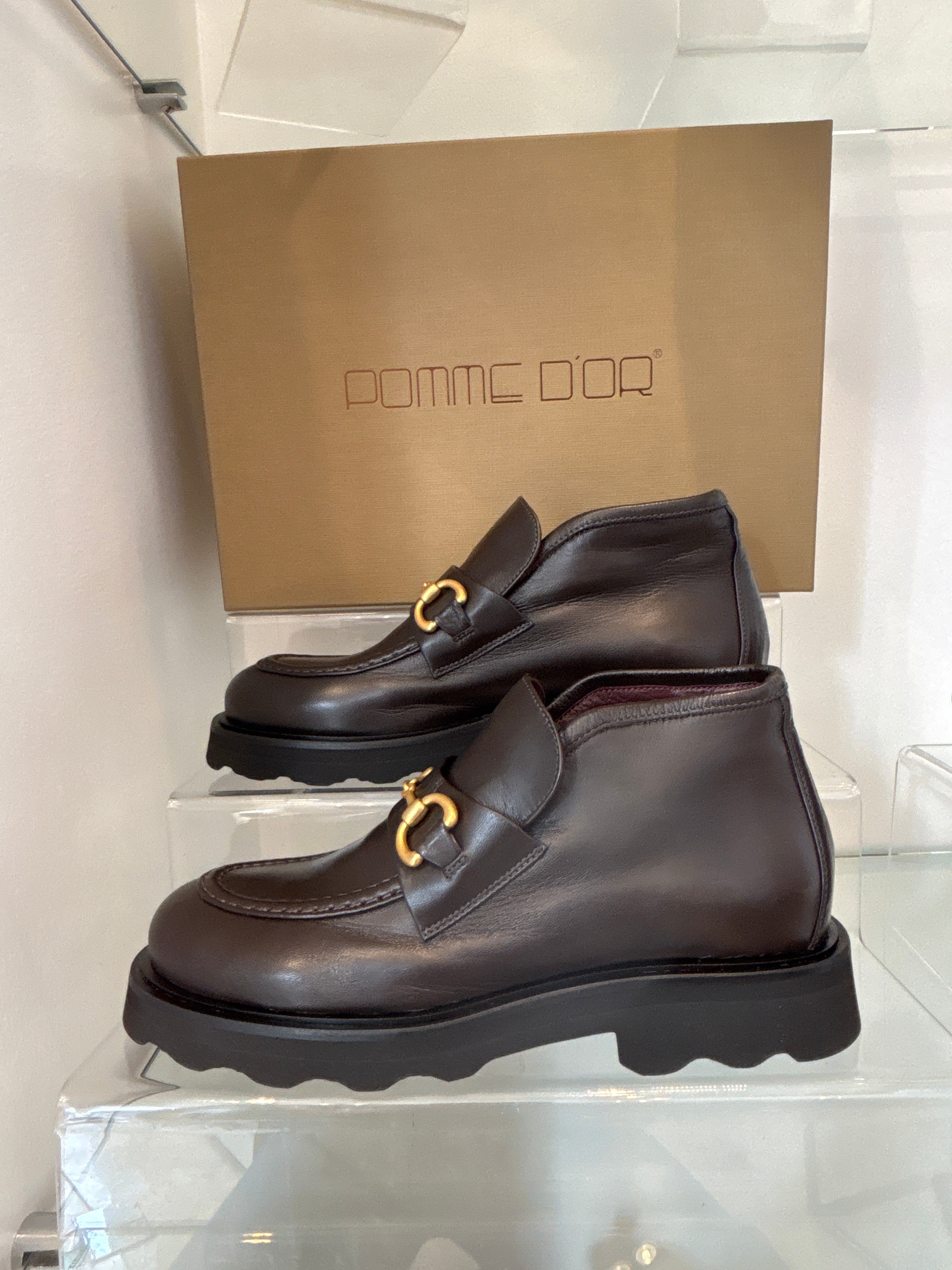 POMME D'OR Nicky Brown Leather