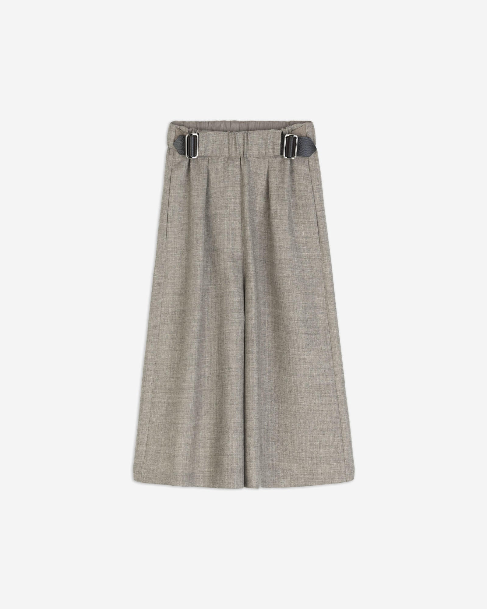 ALYSI BERMUDA SHORTS WITH LEATHER BELT