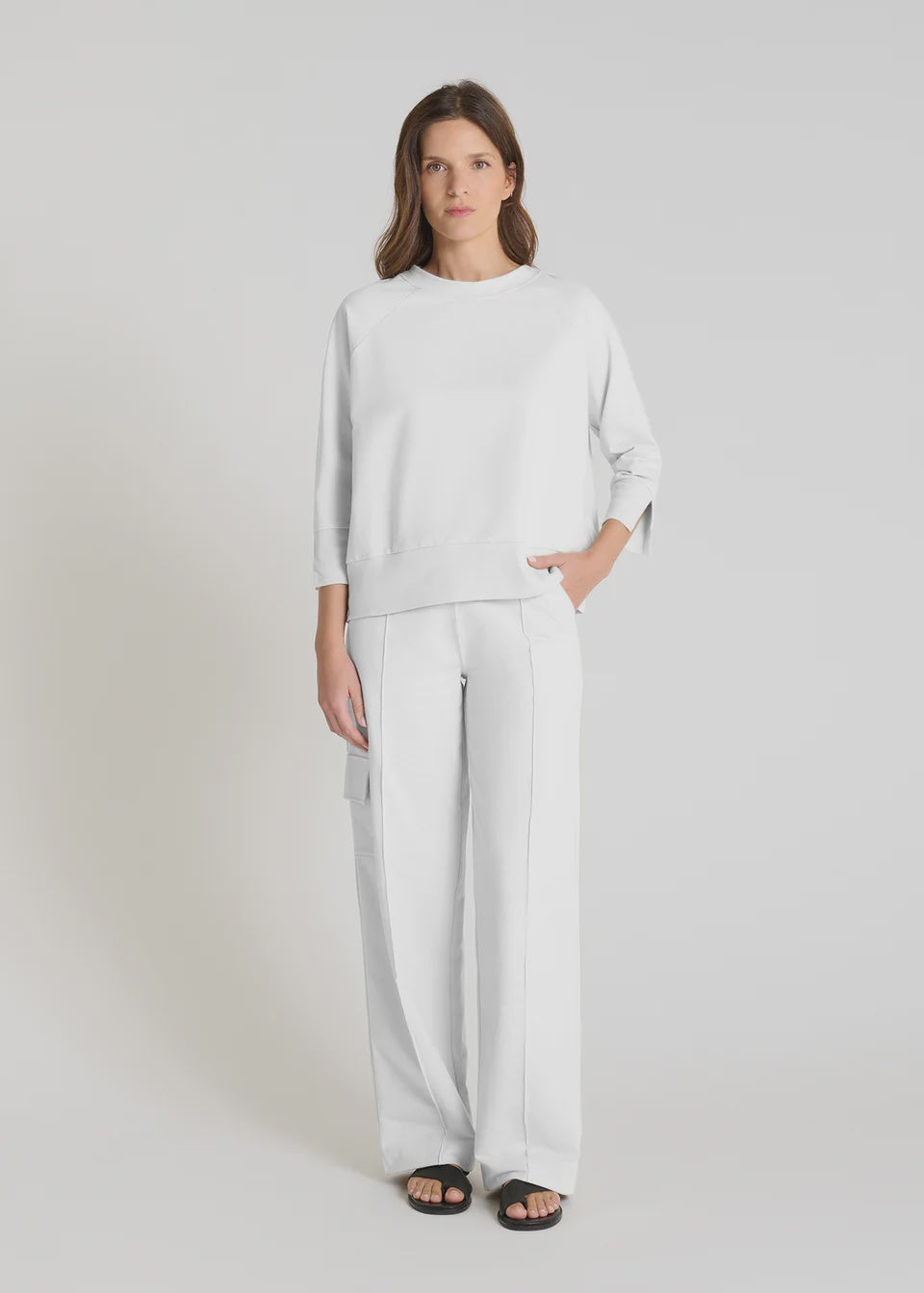 hana san Balisier crew neck sweatshirt