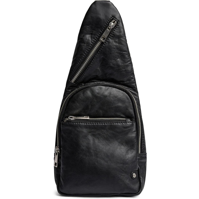 DEPECHE Cool unique bumbag in soft leather