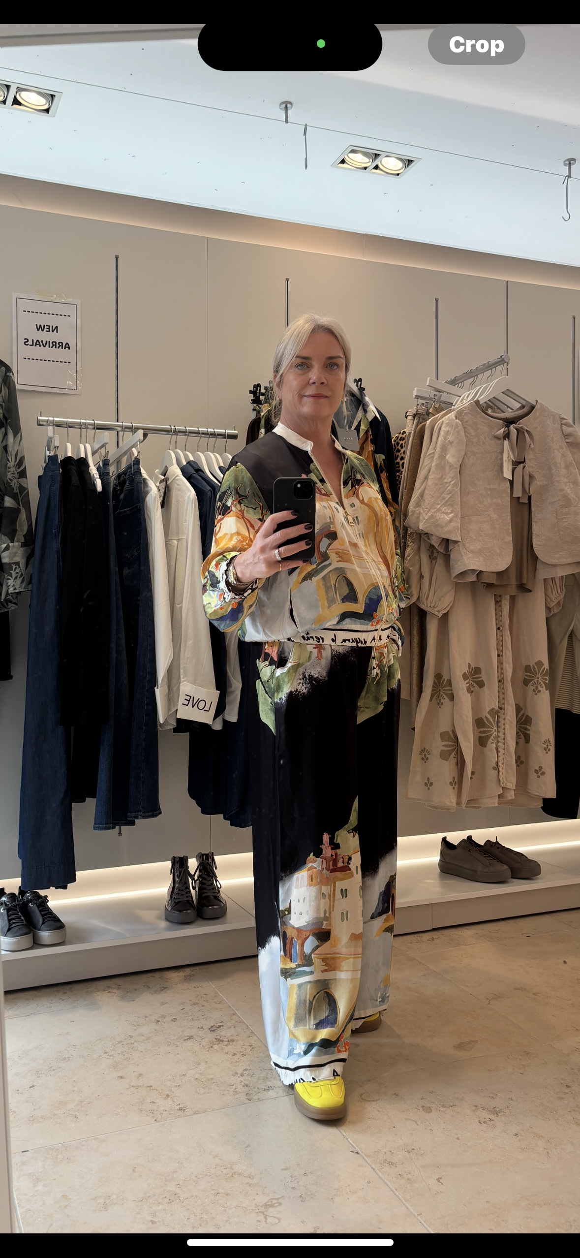 Deck Print Palazzo Scenic