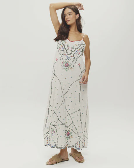 Me369 Lauren Embroidered Dress