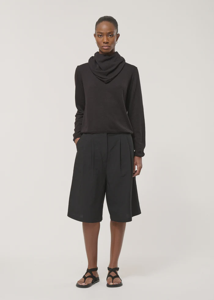 humility Black Bermuda Shorts