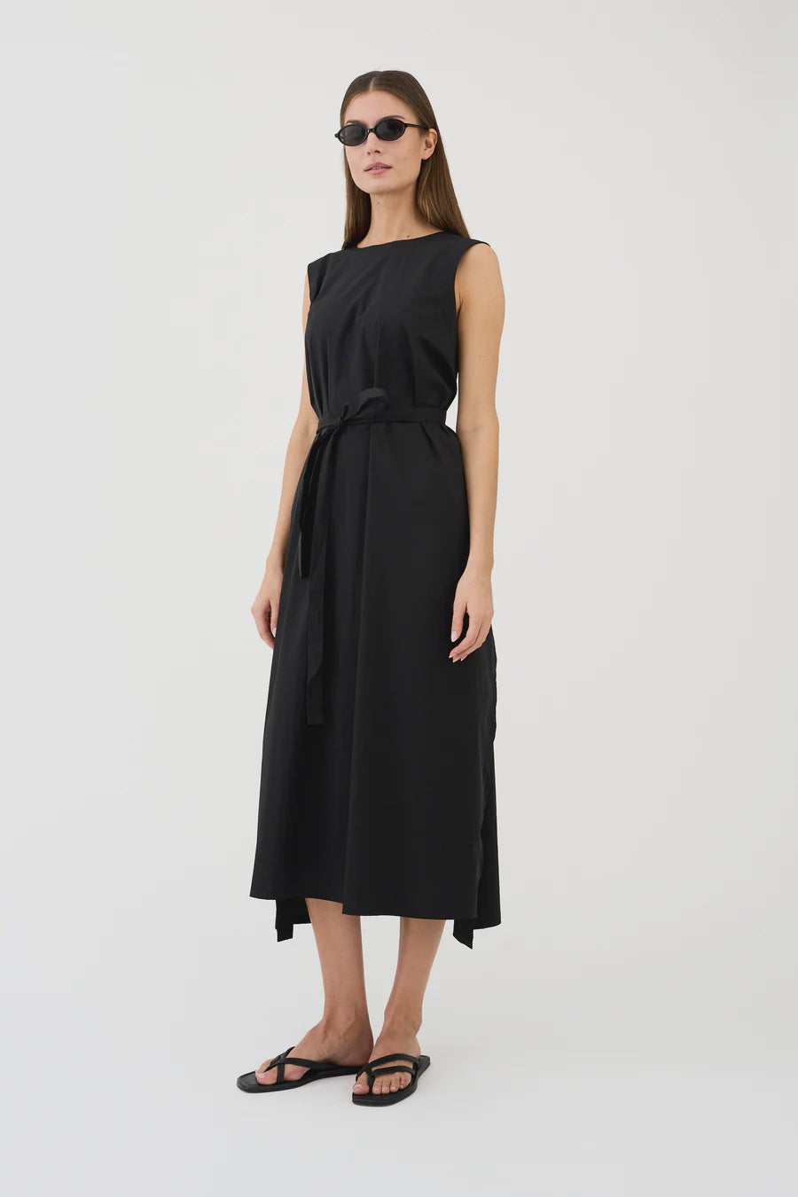 Pieszak Tulip Poplin Tie Dress