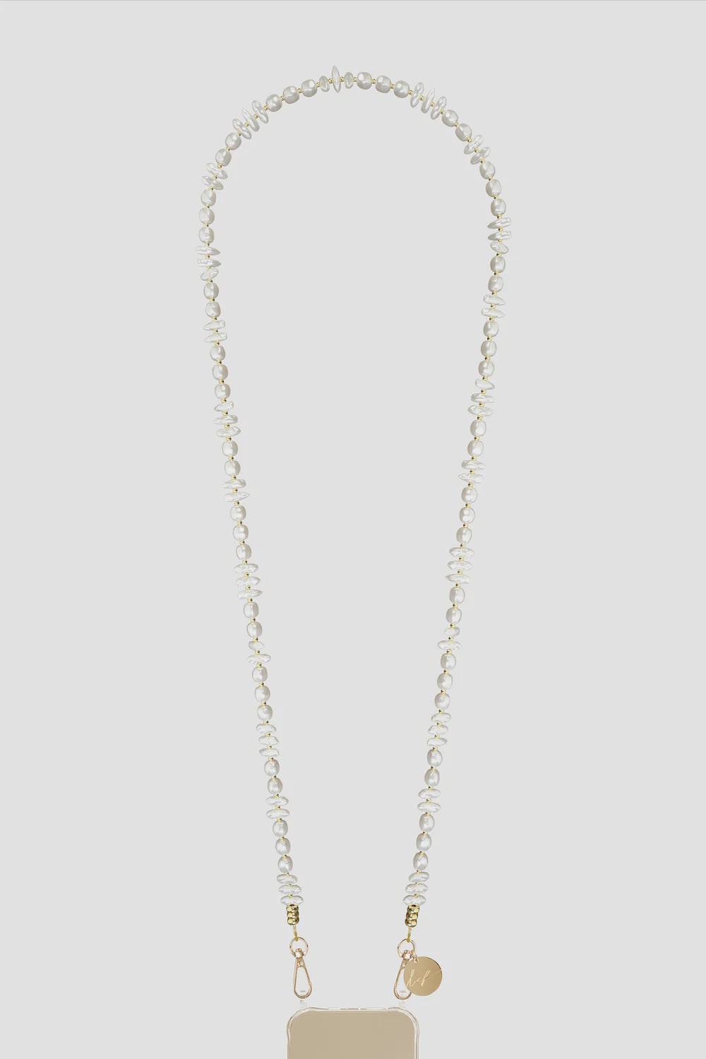 La Coque Francaise Liviya Long Chain White