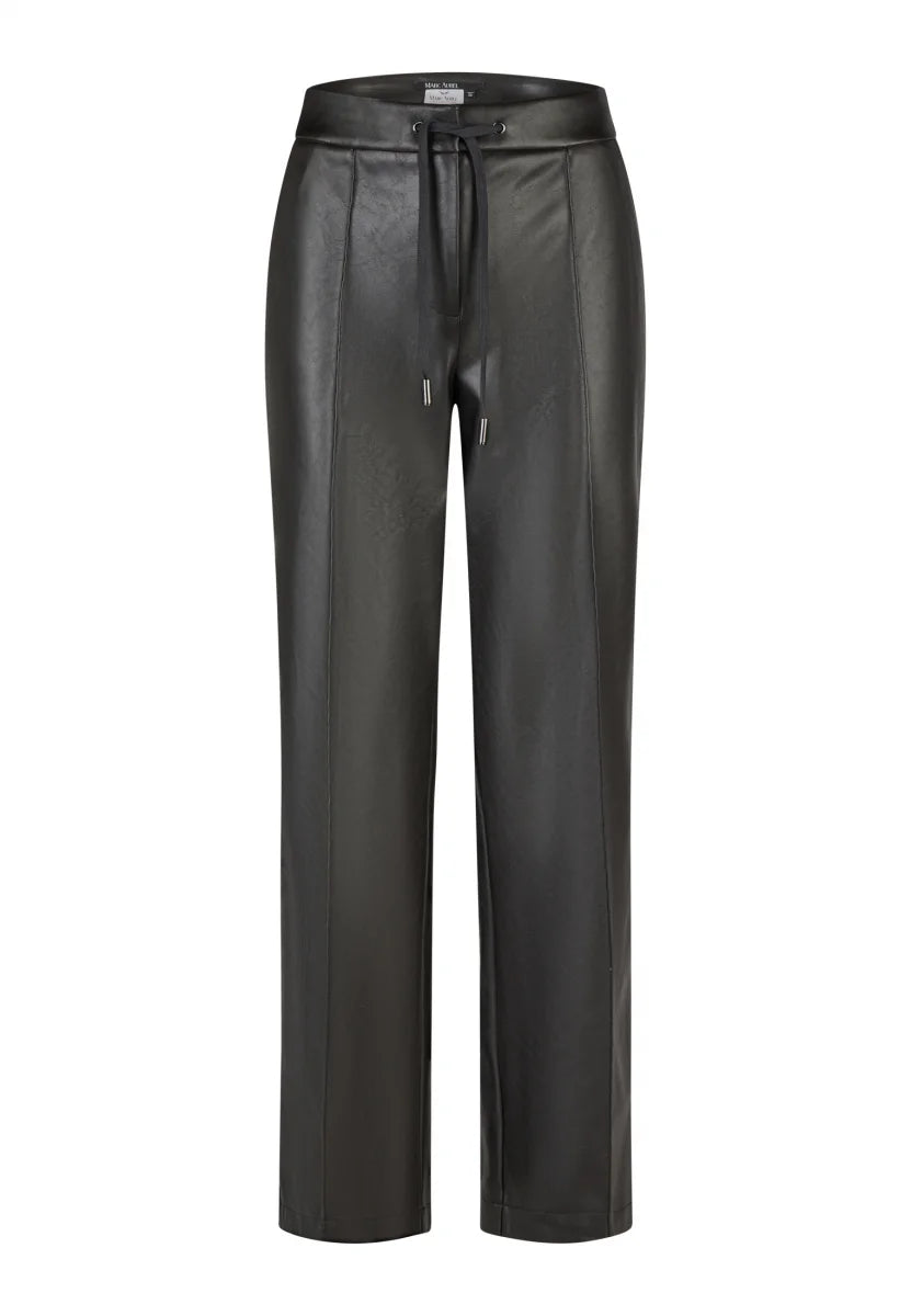 Marc Aurel Faux Leather Trousers
