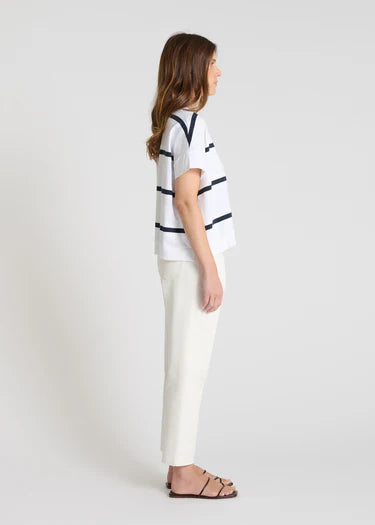 hana san Jadishr Striped Sweatshirt