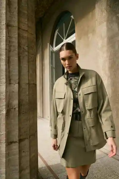 Marc Aurel Jacket in elastic Tencel