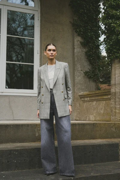 Marc Aurel Blazer with checked pattern