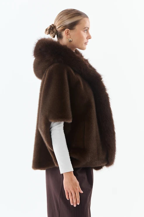 Giovanni Paris MARLYN - Faux fur cape