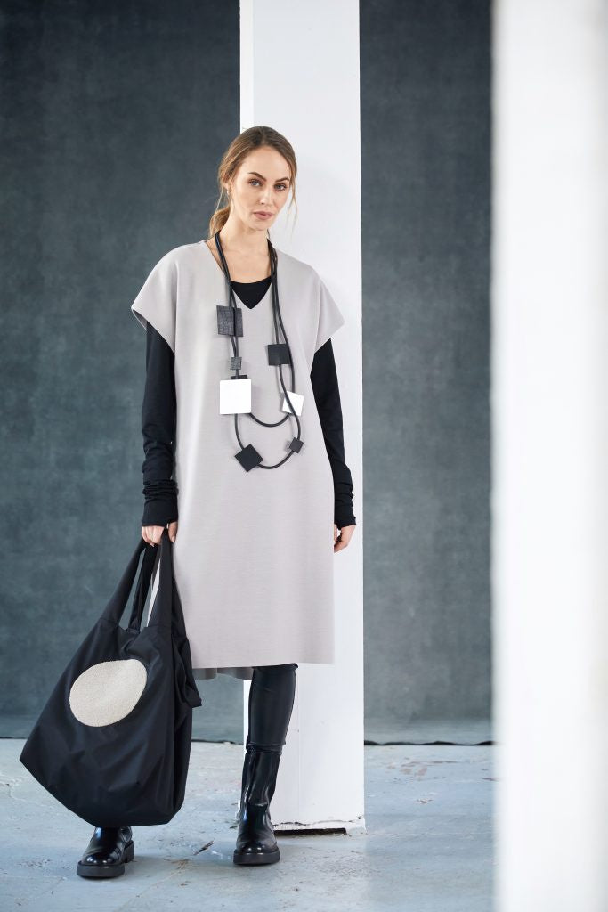 NAYA Long line top with dipped hemline