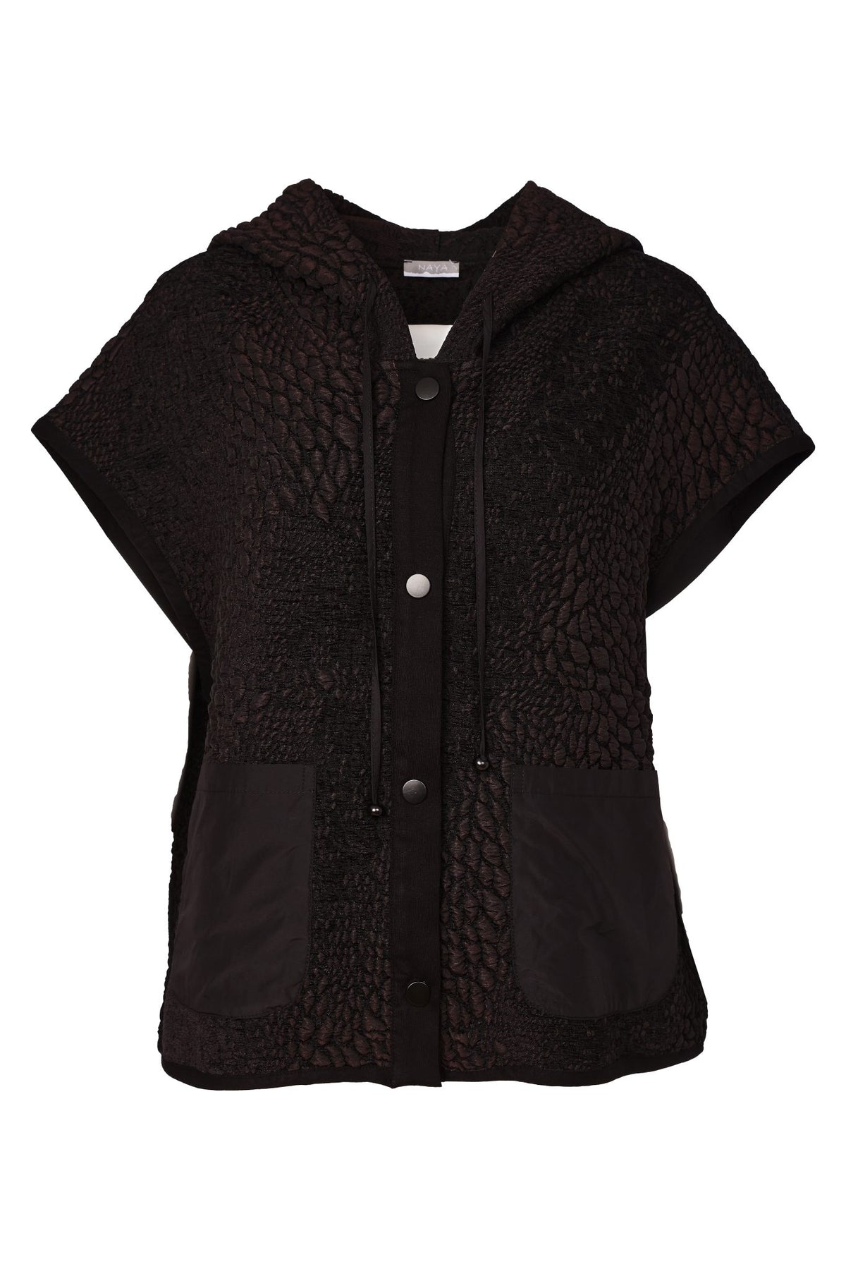 NAYA Jaquard Hooded Waistcoat