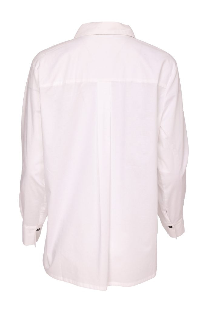 NAYA Placement Print Shirt With Contrast Trim