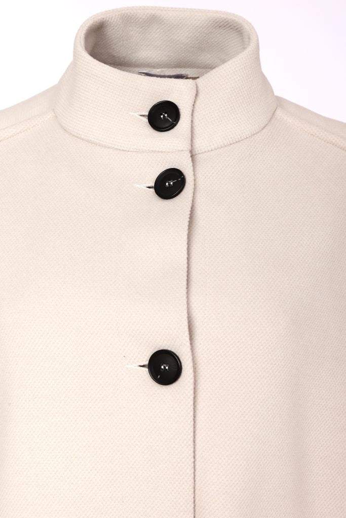 NAYA High Neck Button Through Jacket With Pocket Flap