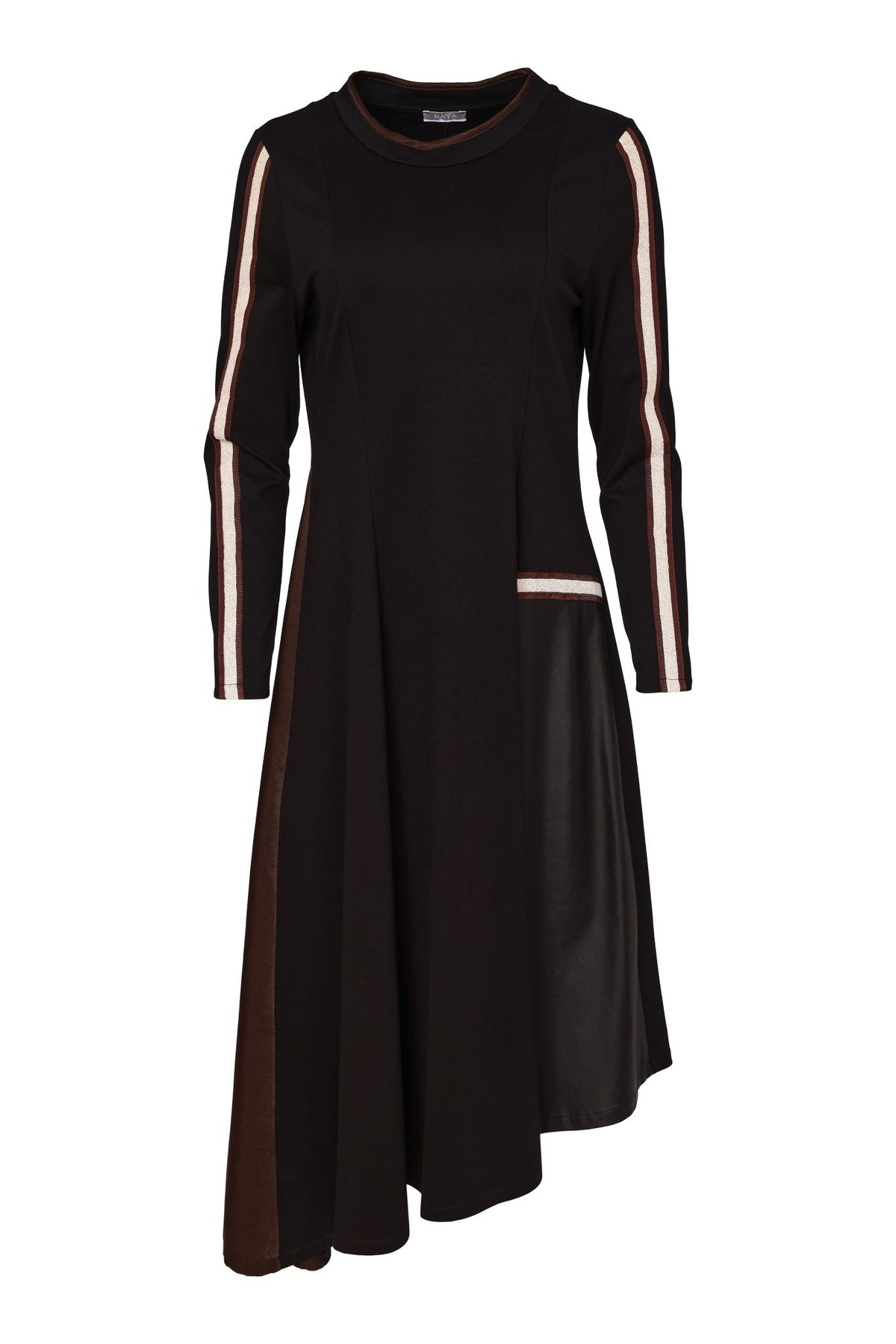 NAYA High Neck Dress With Print Pocket