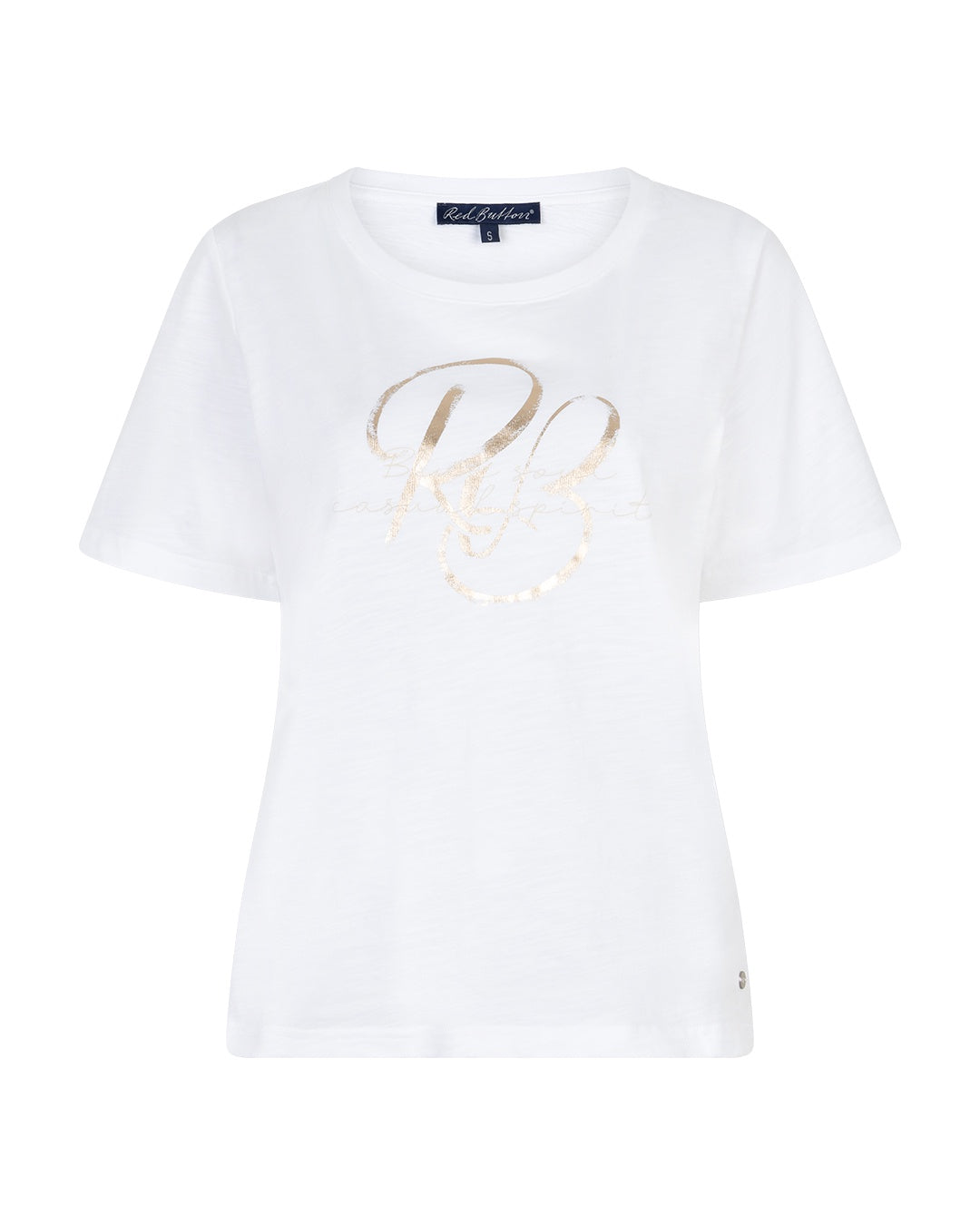 Red Button Tee Temmy Foil